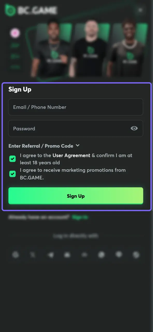 Click “Register” to start playing Plinko Game with full access to features and bonuses.