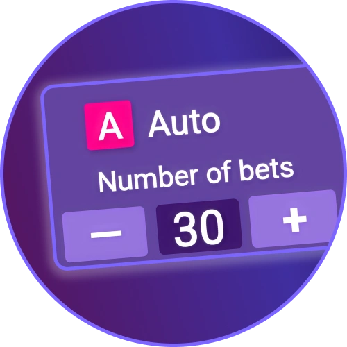 Autoplay feature in Plinko keeps the action going by running rounds automatically.