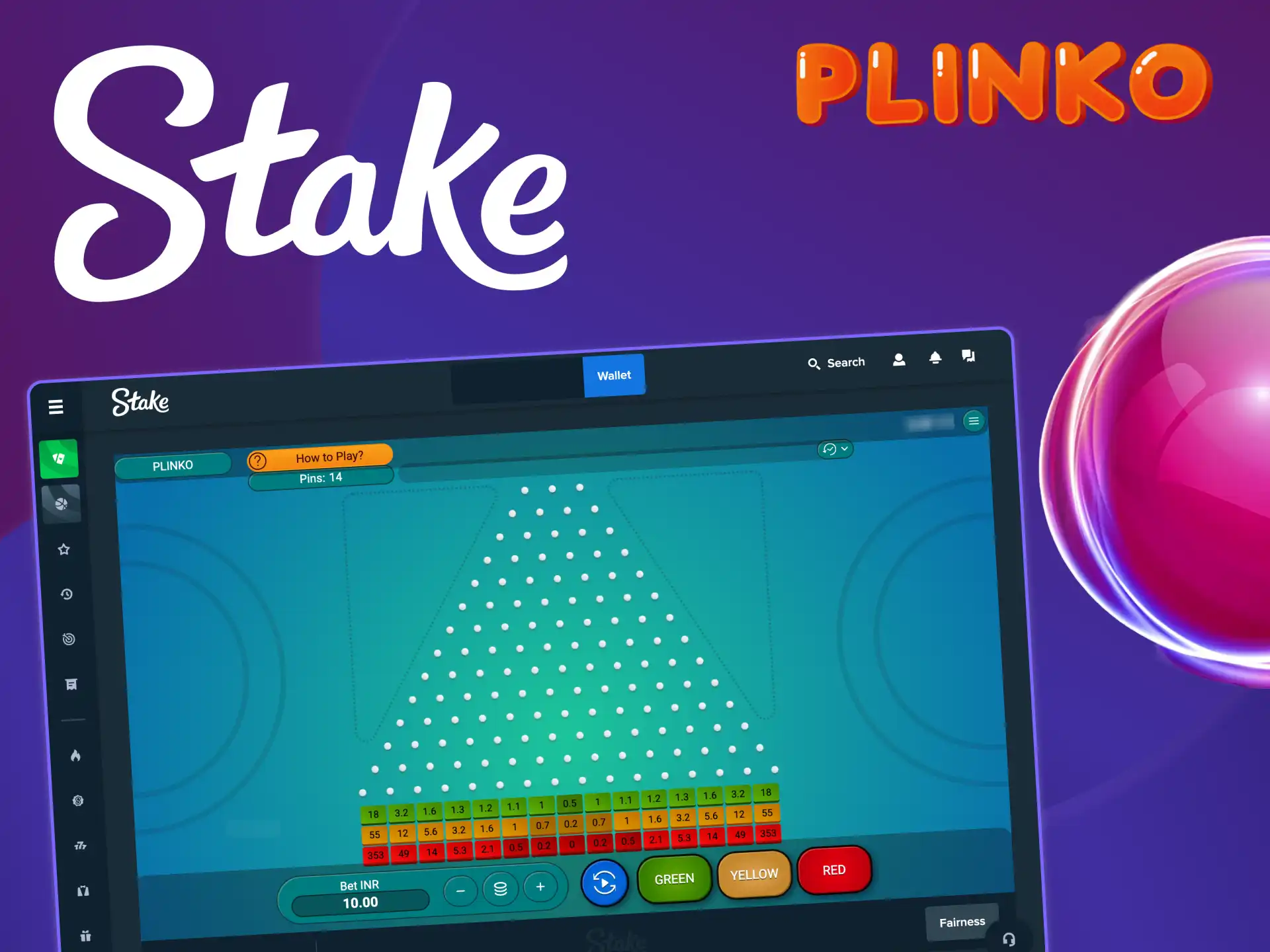 Stake casino with instant crypto games, including the original Plinko, and licensed operations.