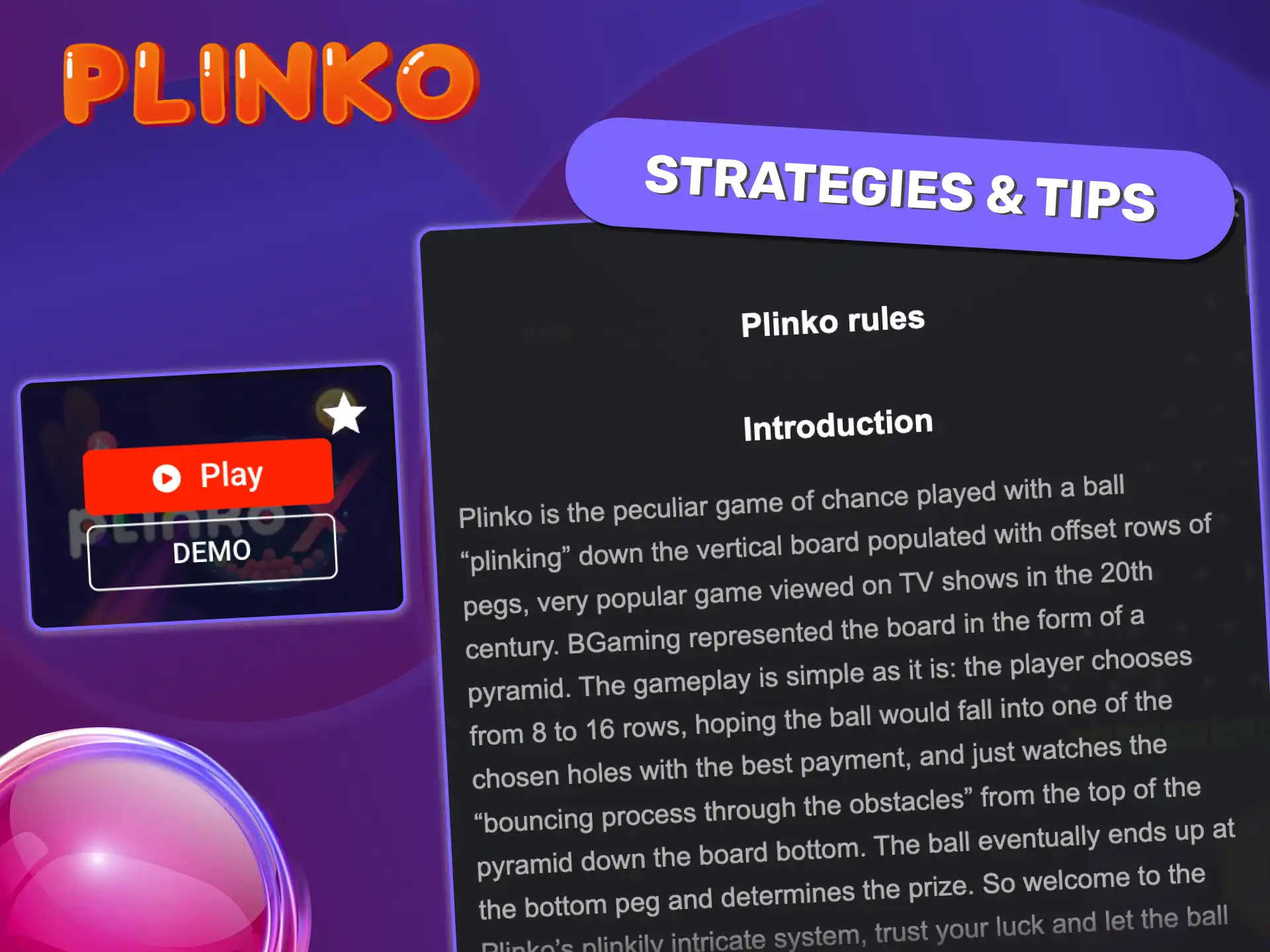 Win more at Plinko by following tips like starting in demo mode and betting within limits.