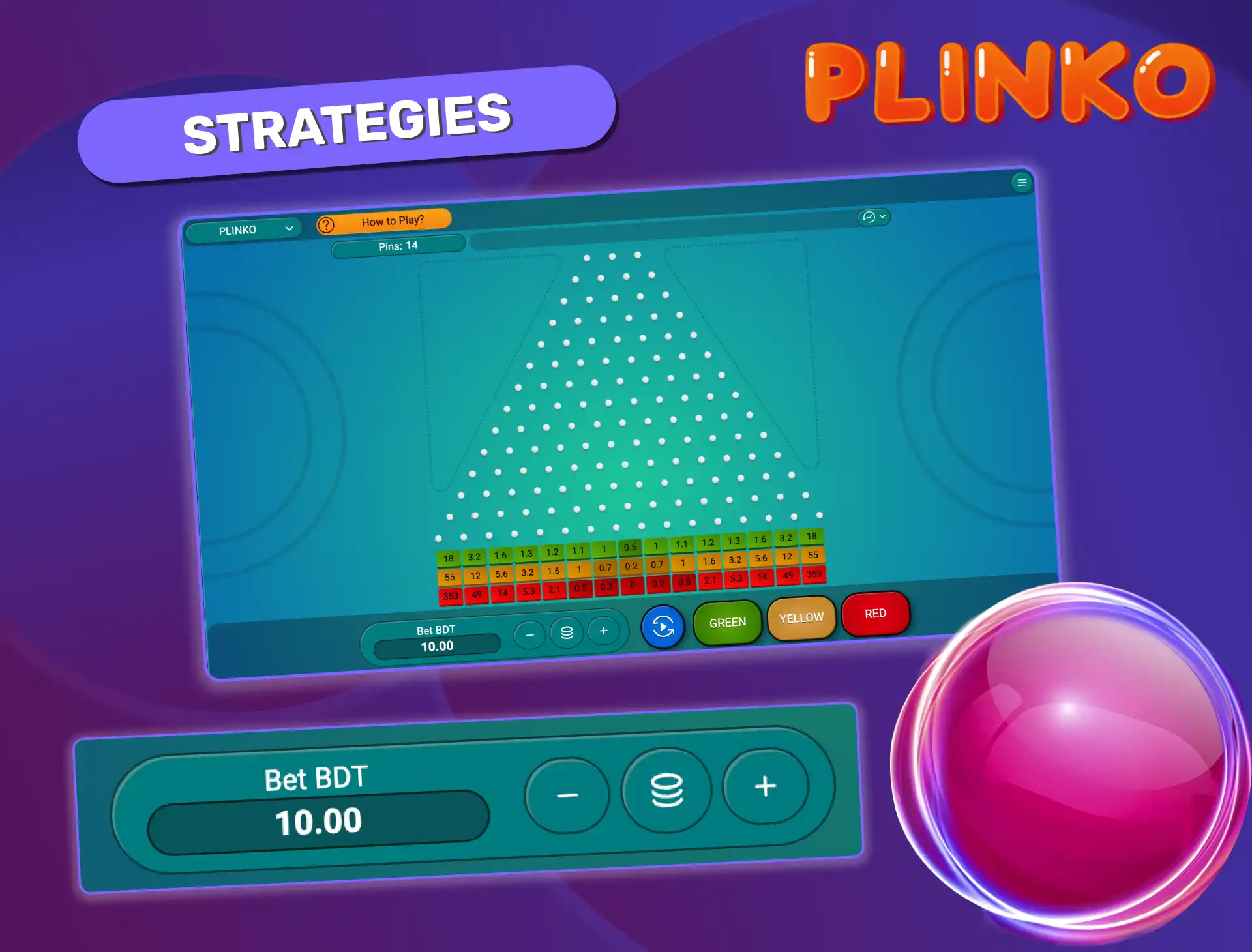 Play smart with Plinko Spribe by choosing bet sizes carefully and adjusting pins to maximize your winning potential.