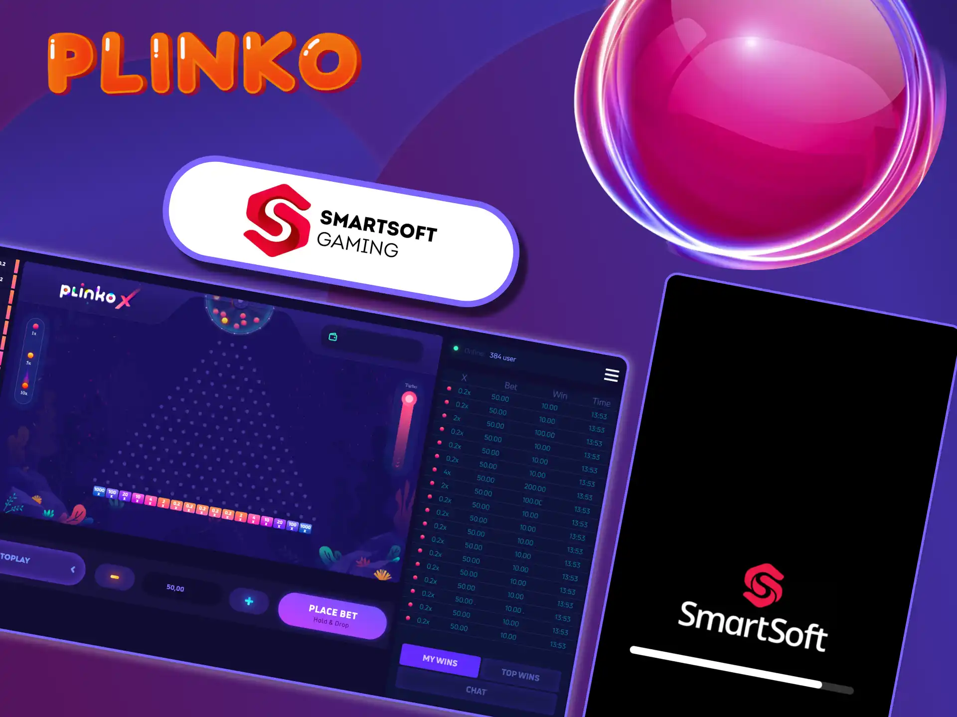 The provider of Plinko X, Smartsoft Gaming, is known for secure games verified by independent labs.