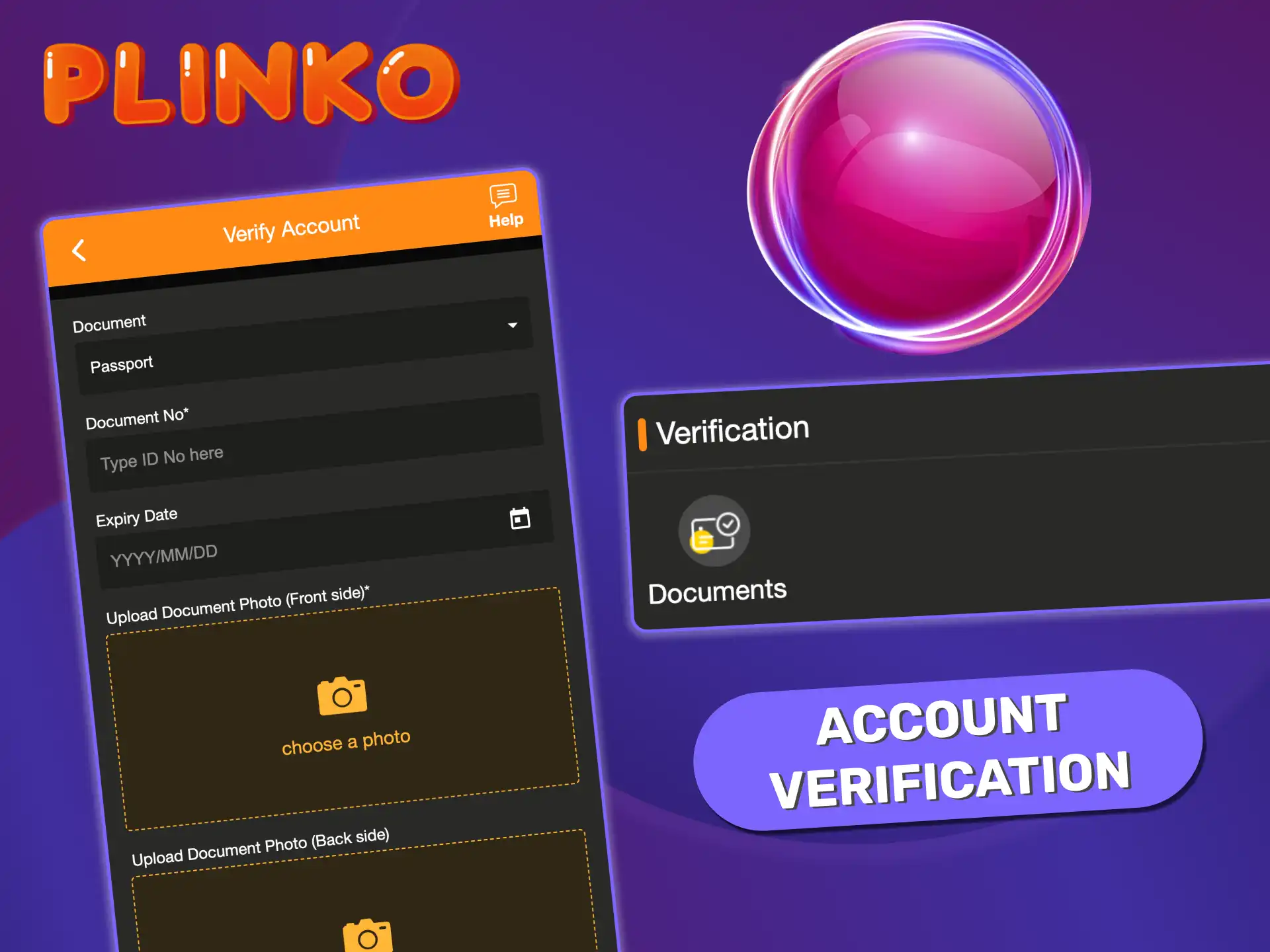 Verify your account to play Plinko securely and protect your winnings.