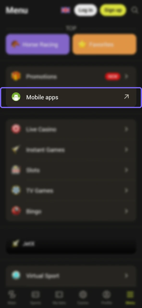 Find the “Download” section on the homepage to install the app for Plinko Game.
