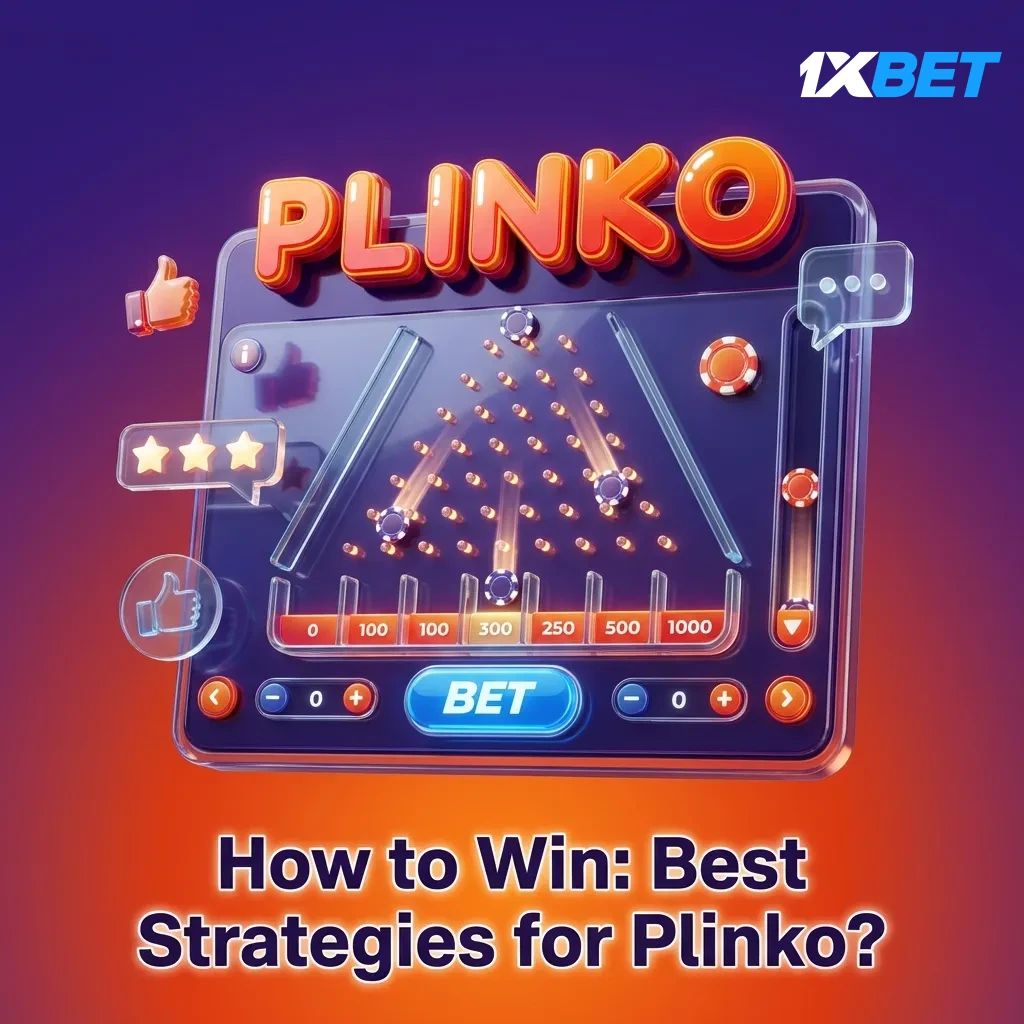 Plinko game board showing strategic betting approaches including low-risk starts and scaled-up gameplay for better results