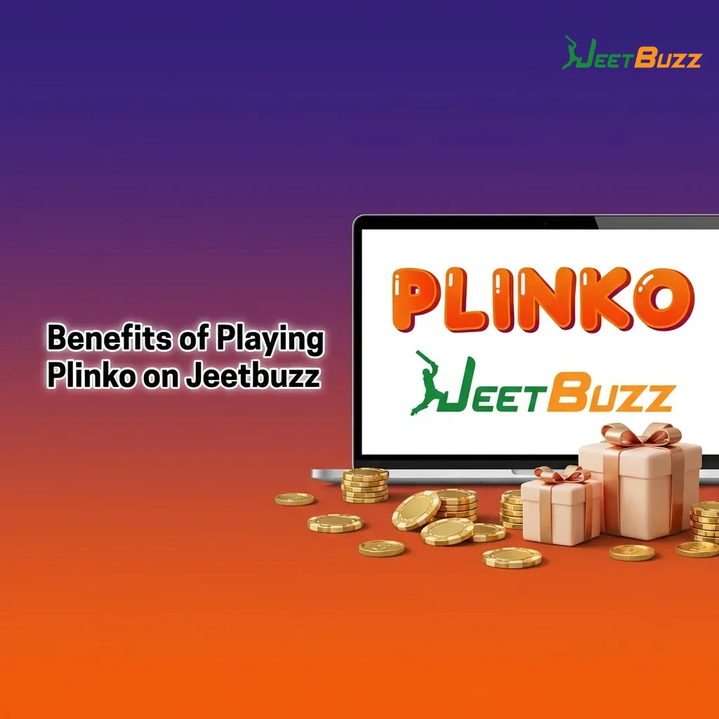 Plinko game interface on Jeetbuzz showing colorful pegs, multiplier slots, and betting controls with live statistics display