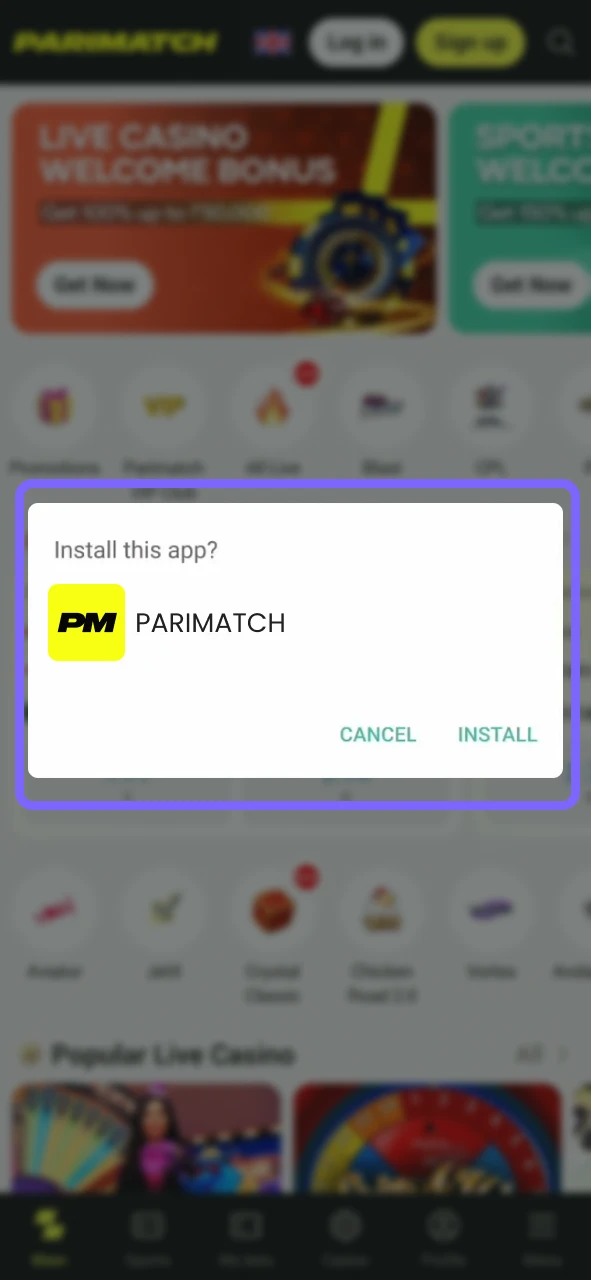 Open and install Plinko Game app from the APK file for mobile gameplay.